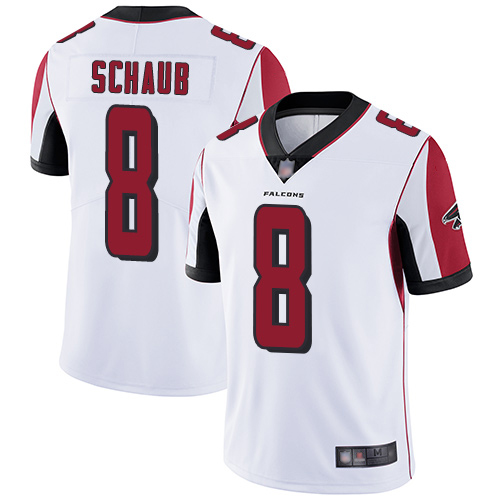Atlanta Falcons Limited White Men Matt Schaub Road Jersey NFL Football #8 Vapor Untouchable->youth nfl jersey->Youth Jersey